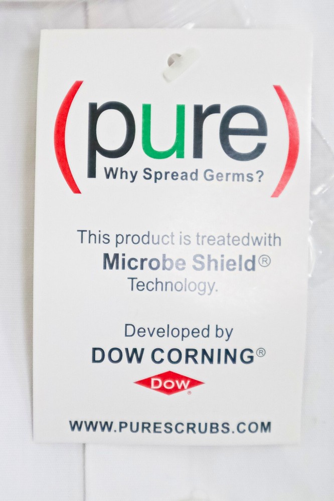 PURE Microbe Shield Technology Treated Labcoat Size Small