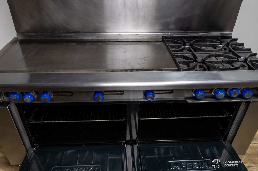 6 Burner Gas Range w/ Griddle