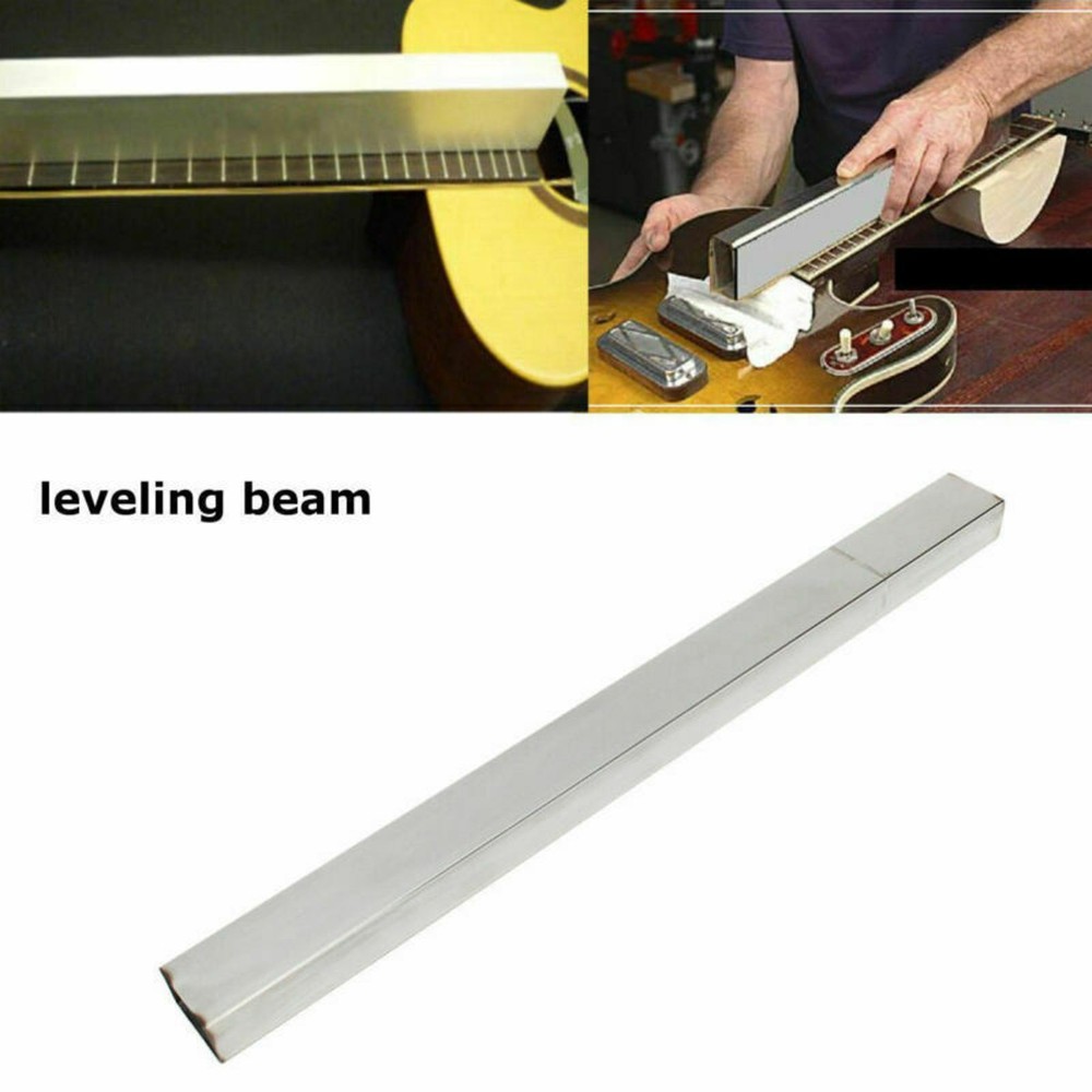 Silver Luthier Work Supply 19" Fret Leveling Beam Luthier Tool For Guitar 48CM D