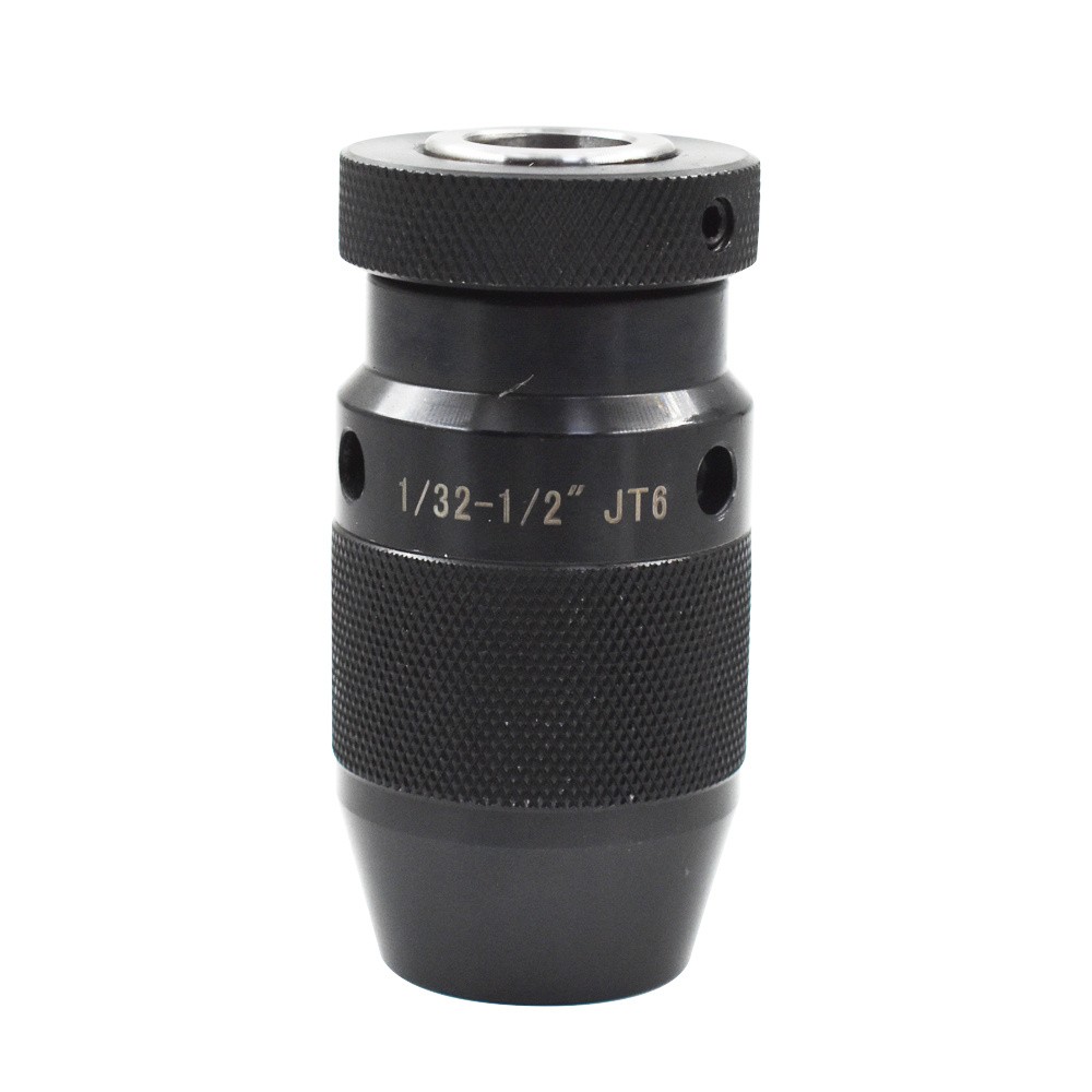 1/32"-1/2" Jt6 Keyless Drill Chuck With Taper Mounted