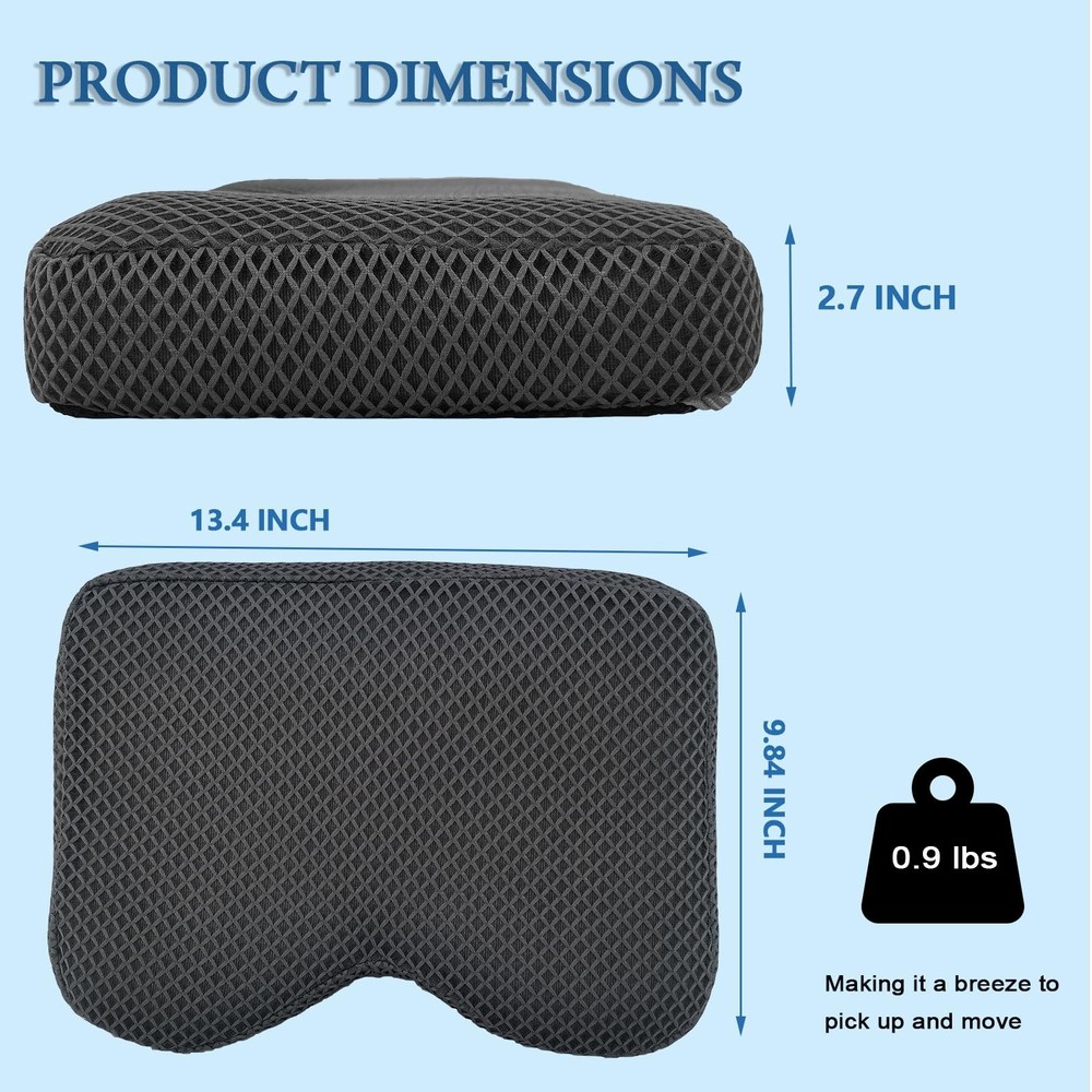 Rowing Machine Seat Cushion for The Concept 2 Rowing Machine,Breathable 4D Ai...