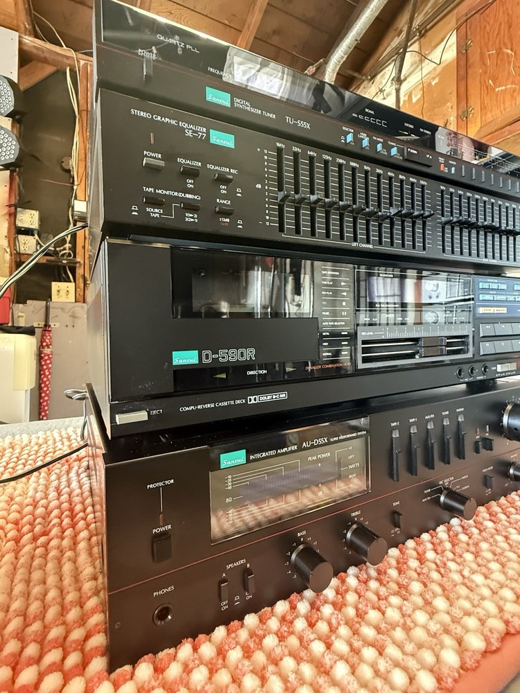 SANSUI OLD SCHOOL STEREO SET