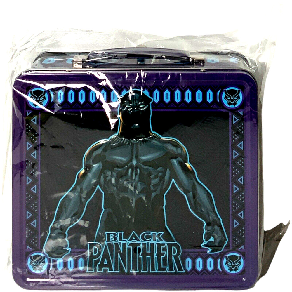 MARVEL COMICS BLACK PANTHER PX EXCLUSIVE LUNCH BOX & THERMOS New