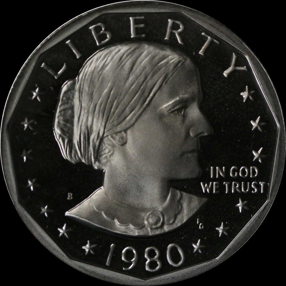 1980 S Susan B Anthony PROOF Dollar US Mint Coin SBA