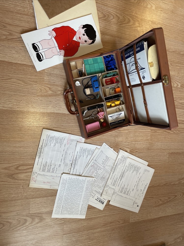Vintage Houghton Mifflin Test Educational Chid/Juvenile Testing Case Set