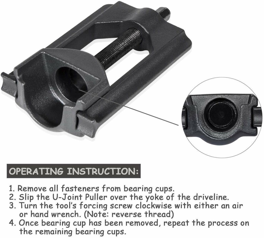 10105 Universal Heavy Duty Joint Puller Press Removal U-Joint Tool for Car Truck