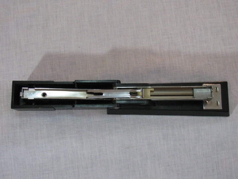 Vtg Bostitch Desk Stapler, Black, Works rr