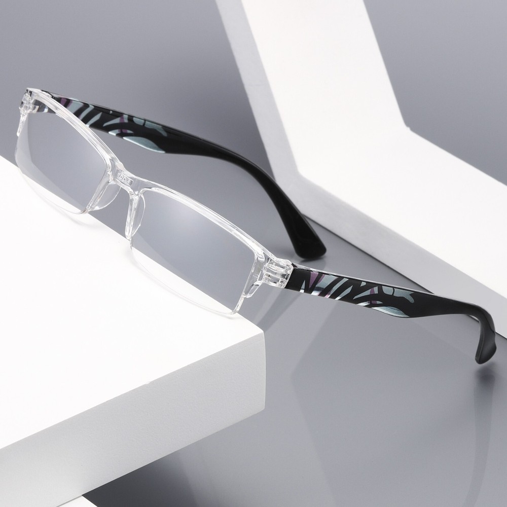 10 Pair Half Frame Womens Ladies Rectangular Lightweight Reading Glasses Readers