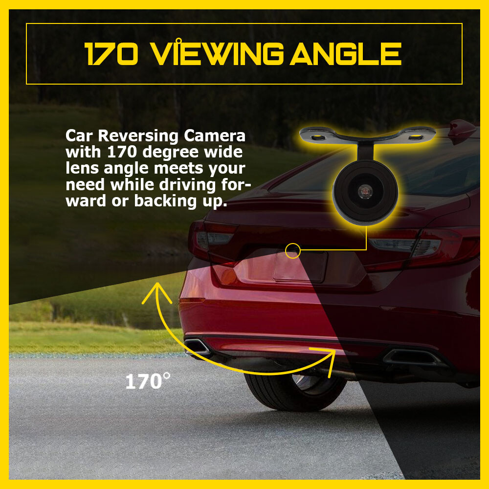 Car Front/Side/Rear View Reverse Backup Night Vision Parking Camera 170°CMOS T