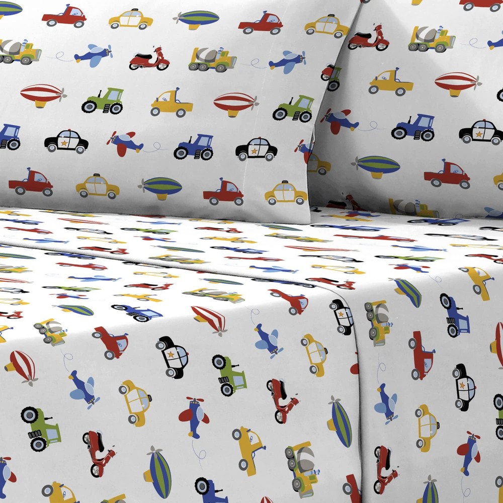 Dream Factory Kids Sheet Set Lightweight Microfiber Bed Sheets Super Soft Easy W