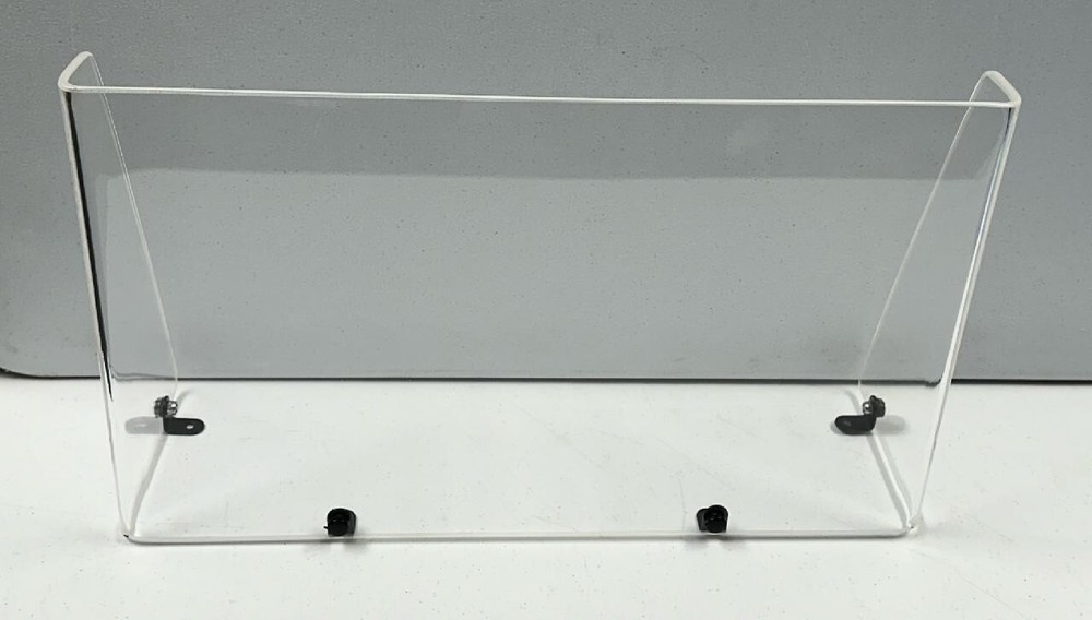 LOW PROFILE 28" Universal boat windshield", 1/4" plexiglass, center console