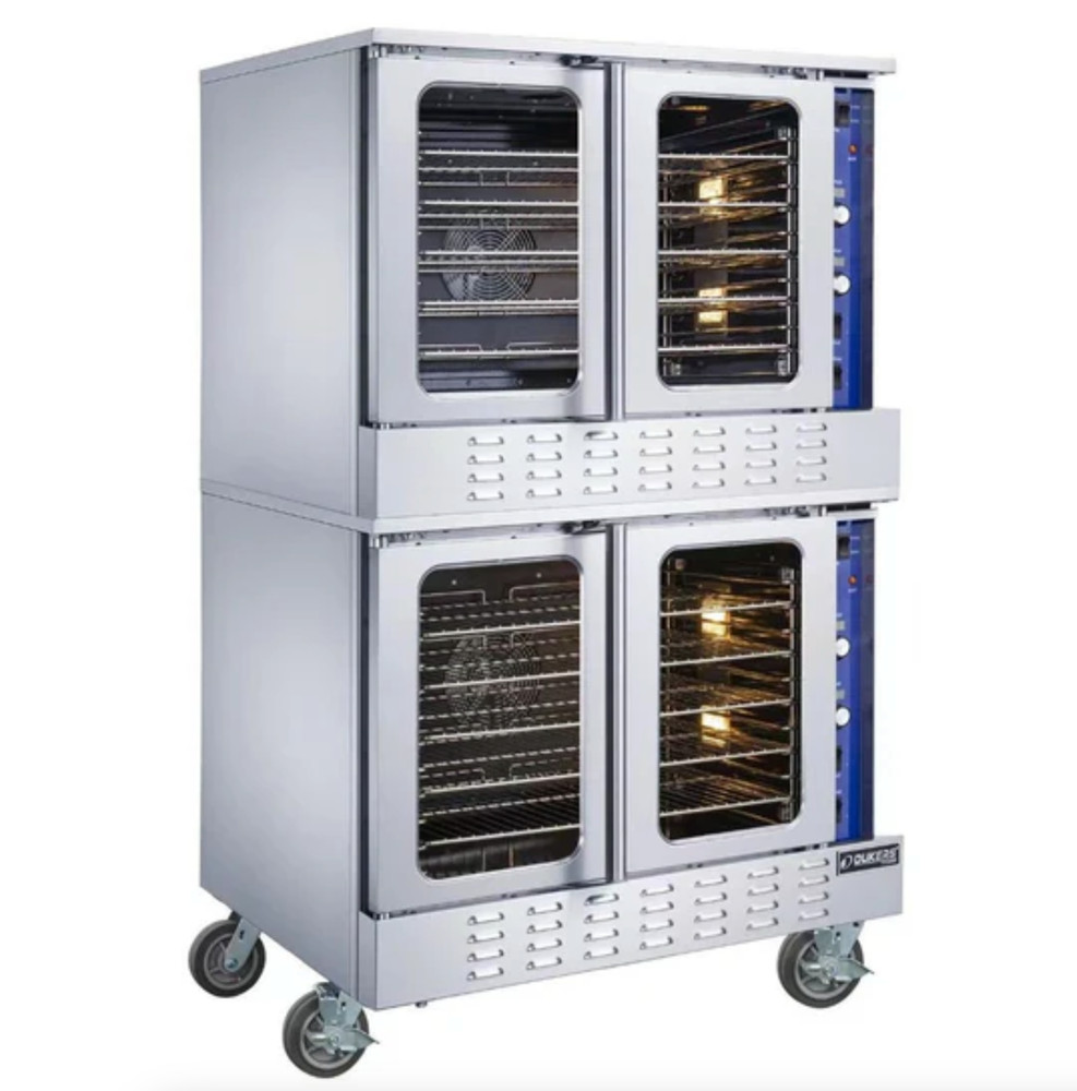 NEW Double Deck Convection Oven Gas Full Size Std Depth Dukers DCCOG2 #2620