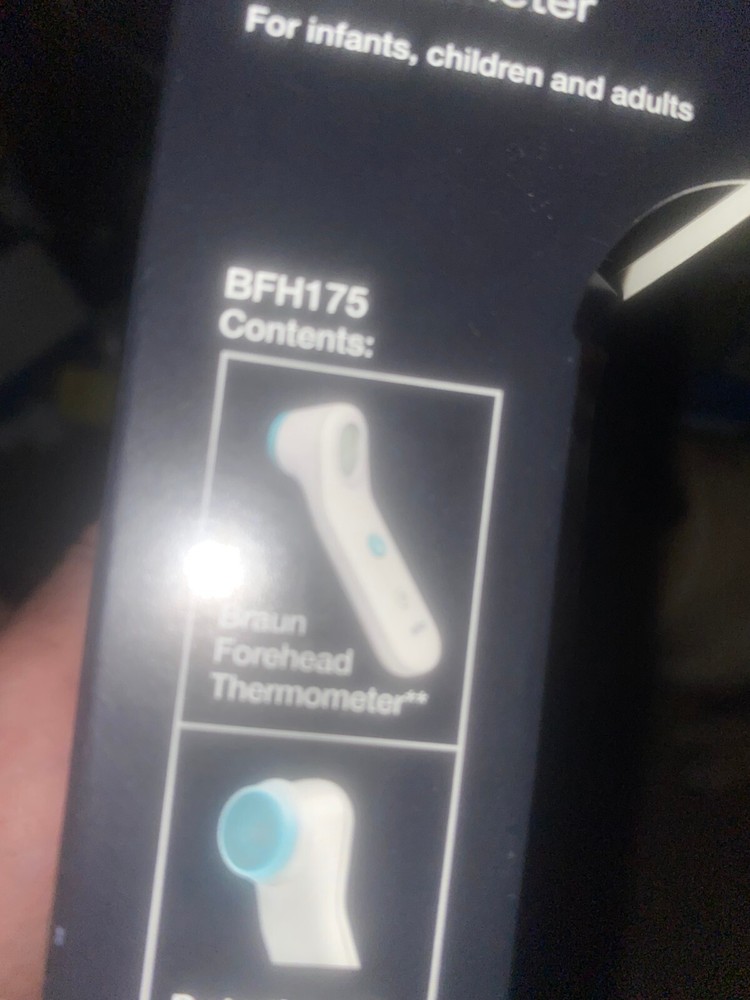 Braun Forehead Thermometer. BFH175