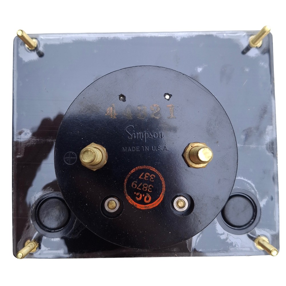 Simpson 1347 AC Voltmeter Rectified 2000Ohms/V, 3-1/2" Size, 0-10 Range