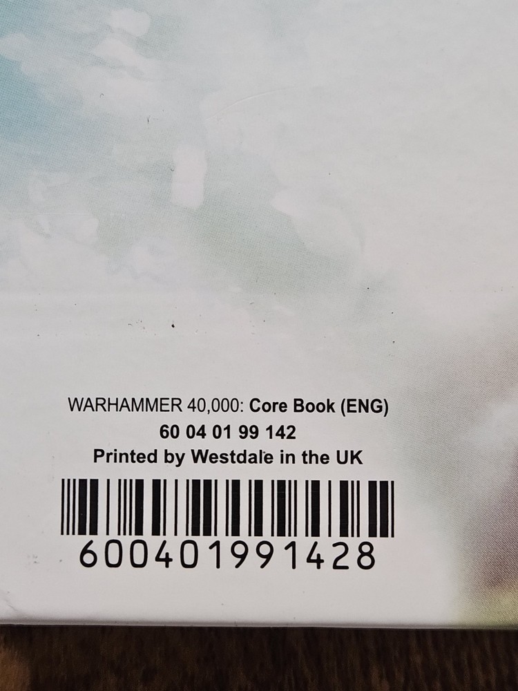 WARHAMMER 40,000 Core Book Hardback Rulebook ENG 9th Edition 2020 Games Workshop