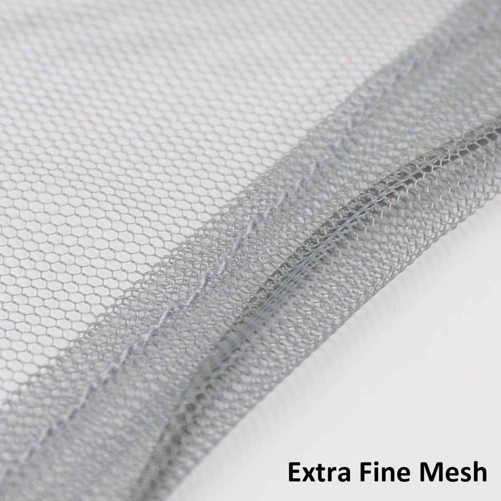 Extra Fine Mesh Bug Netting - Comfortable Face & Neck Protection for Camping