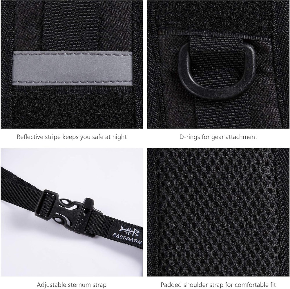 Durable Adjustable Straps for Backpacks - Max Load 44lbs with Padded Comfort
