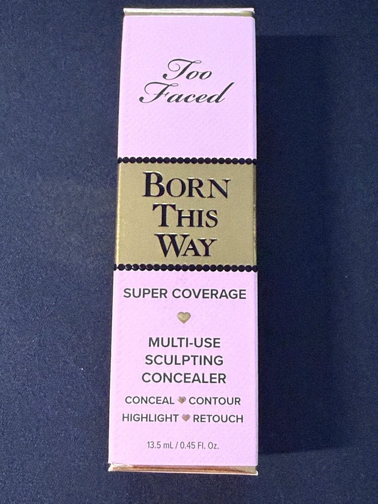 Too Faced Born This Way Super Coverage Multi Use Concealer - Light Beige - NIB
