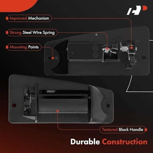 Rear Passenger Side Exterior Door Handle Rear Passenger Side - Plastic Handle