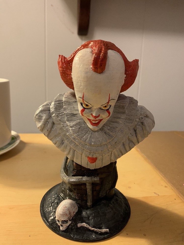 Pennywise Hand Painted 3D Print