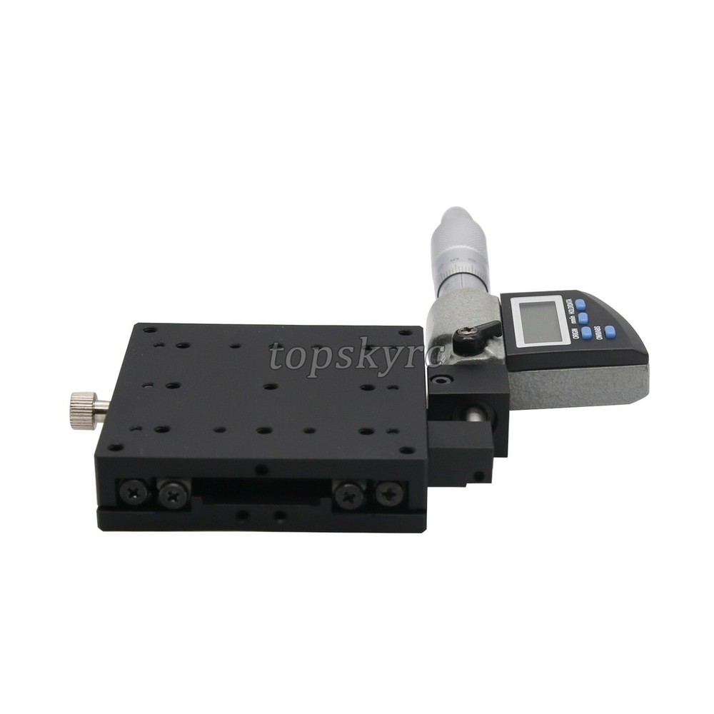 X-Axis Manual Linear Stage High Precision 80*80mm with Digital Micrometer LCD ts