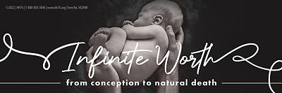 Infinite Worth Pro-Life Bookmark (Pack of 100)