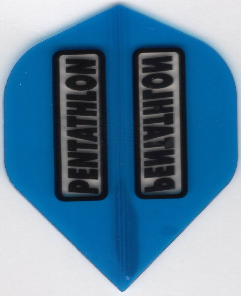 LIGHT BLUE PENTATHLON Dart Flights: 3 per set