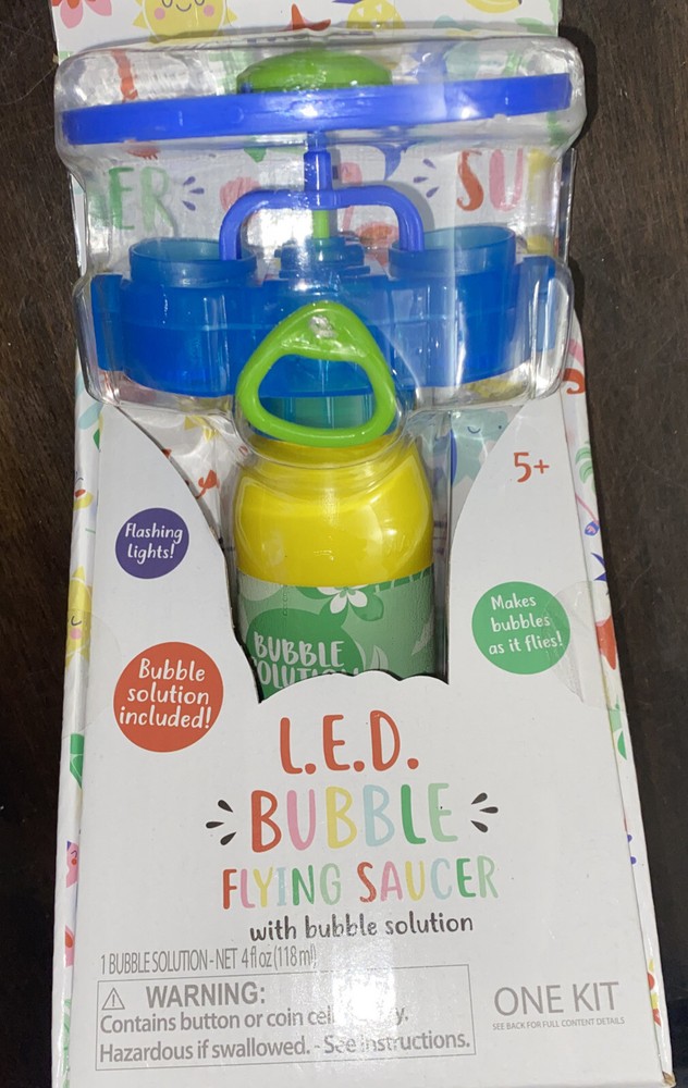Bubble Flying Saucer Toy