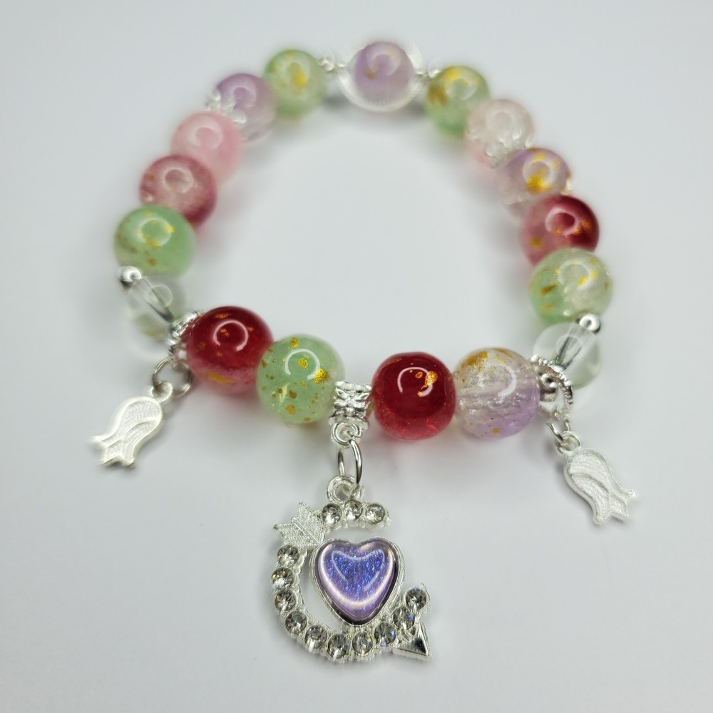 Hand crafted artisan unique gemstone bracelet
