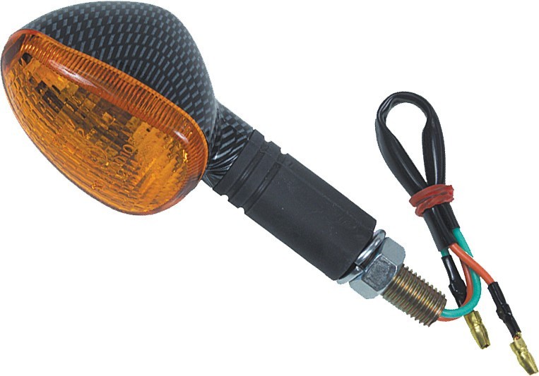 Fire Power 01100072 Oval Marker Light Front Carbon