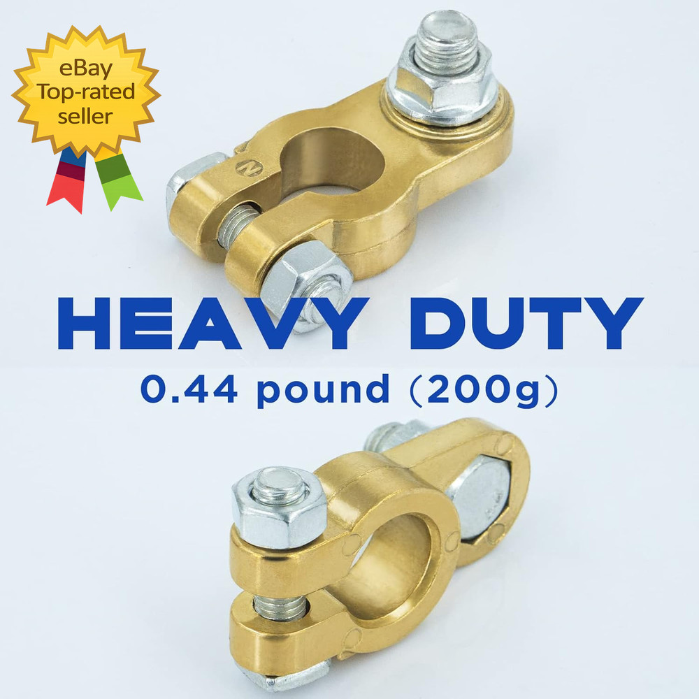 1 Pair Battery Terminal Connector Heavy Duty Cable End Connector Compatible