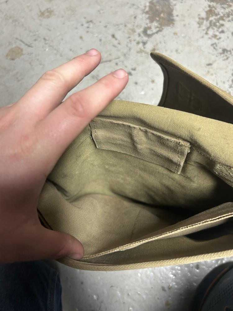 Vintage 1940s US Army Backpack Canvas Bag Decent Shape
