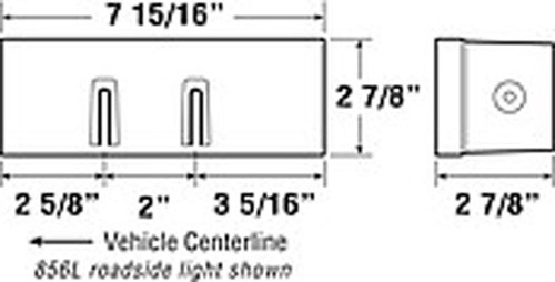 Peterson W License Light Submersible Combination Tail Light M456l