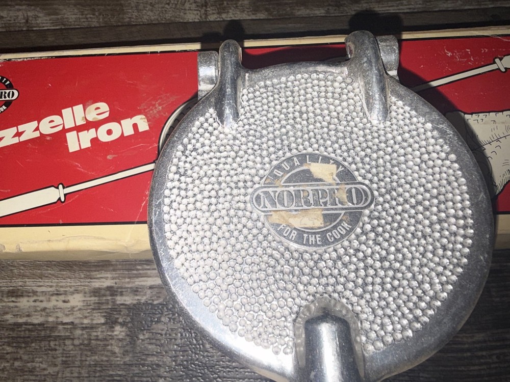 NORPRO Pizzelle Iron 3274 Hand Held Stove