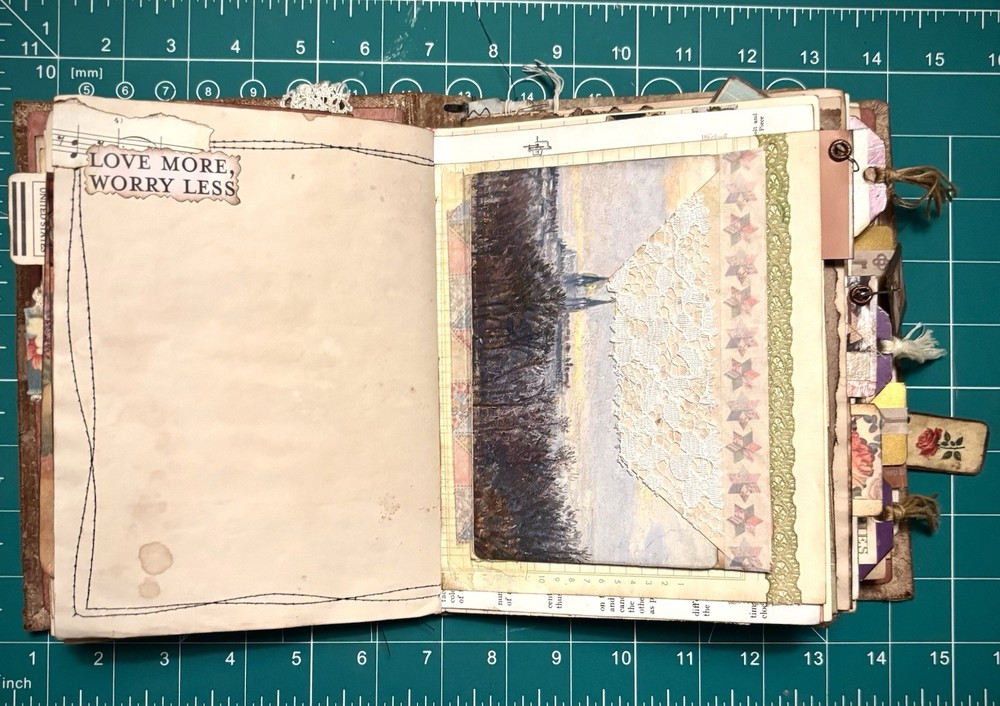 Handmade Junk Journal Victorian Grunge