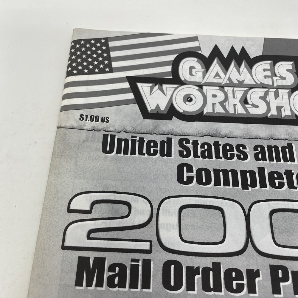 Games Workshop Complete 2000 Mail Order Price List Catalog Warhammer