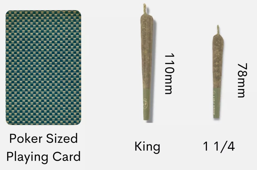 Tobacco Herb Machine Classic Roller paper size 1 1/4