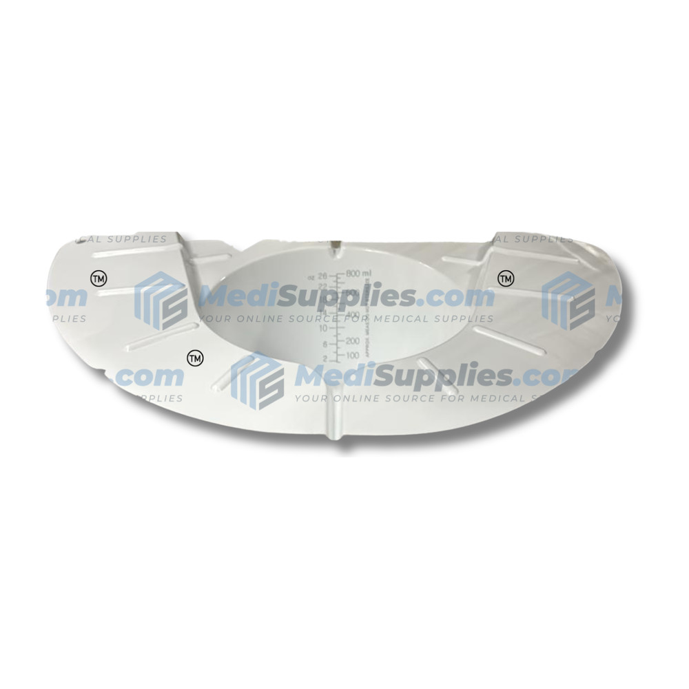 Urine Specimen Collection Pan 800ml Capacity, White