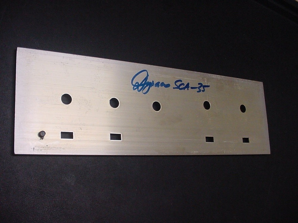 DYNACO SCA-35 TUBE AMPLIFIER FRONT PANEL FACEPLATE