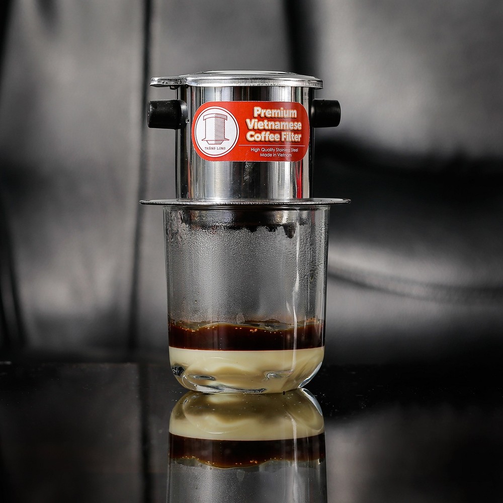 Thang Long Vietnamese Drip Coffee Maker Filter. Small (6 oz), Stainless Steel