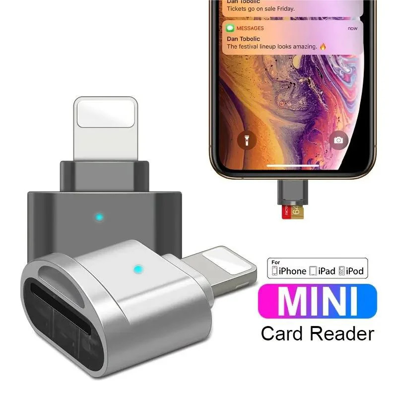 MINI SD TF Card Apple CardReader Suitable For iPhone iPad Connection