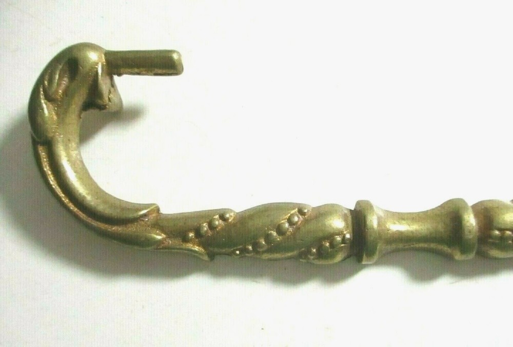 Bail Handle A2758 For Drop Pull Repair Solid Bright Brass 3" Centers Antique