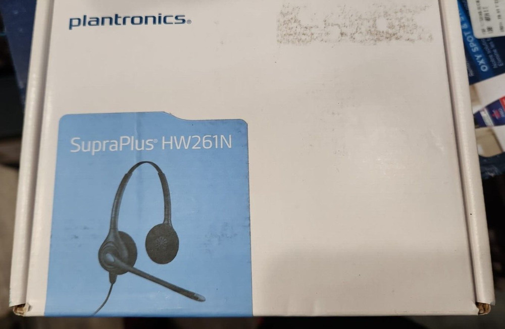 Plantronics SupraPlus Hw261N Headset Open box