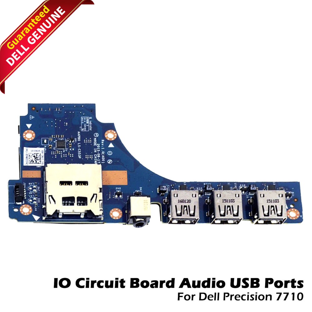 Dell Precision 17 7710 IO Circuit Board Left & Right Side With USB Ports Combo