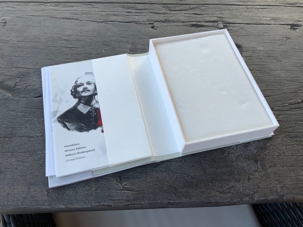 Montblanc Box William Shakespeare Writers Edition BOX ONLY