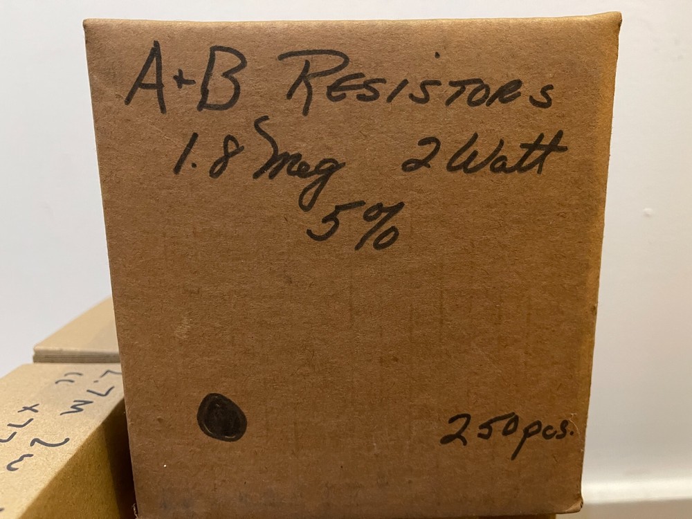 MANY VALUES NOS 2 Watt Carbon Composition Resistors - TESTED (See Description)
