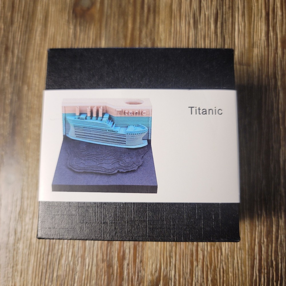 Titanic 3D Paper Note Memo Pad