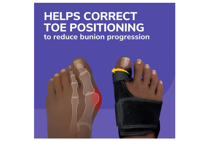Dr. Scholl'S BUNION RELIEF & TOE CORRECTOR Orthopedic Bunion Right & Left