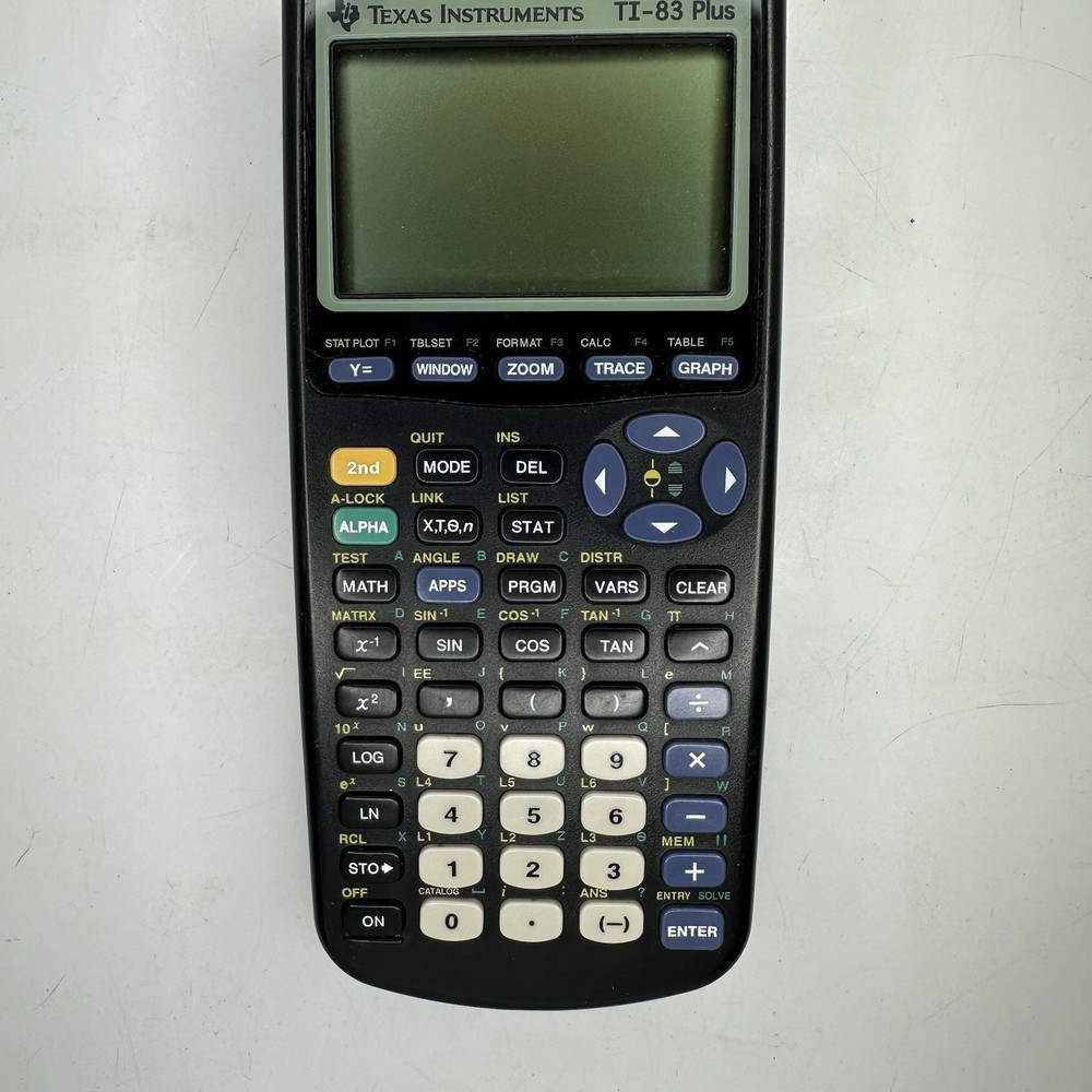Texas Instruments TI83 Plus Graphing Calculator For Parks Not Working