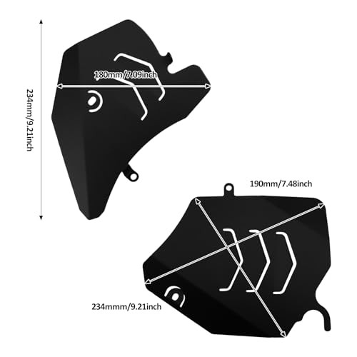 Motorcycle Engine Guard Frame Protector Body Dust Shield Compatible with